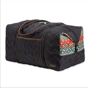 Cinda B Weekender Duffle Ravinia Black travel carry on bag